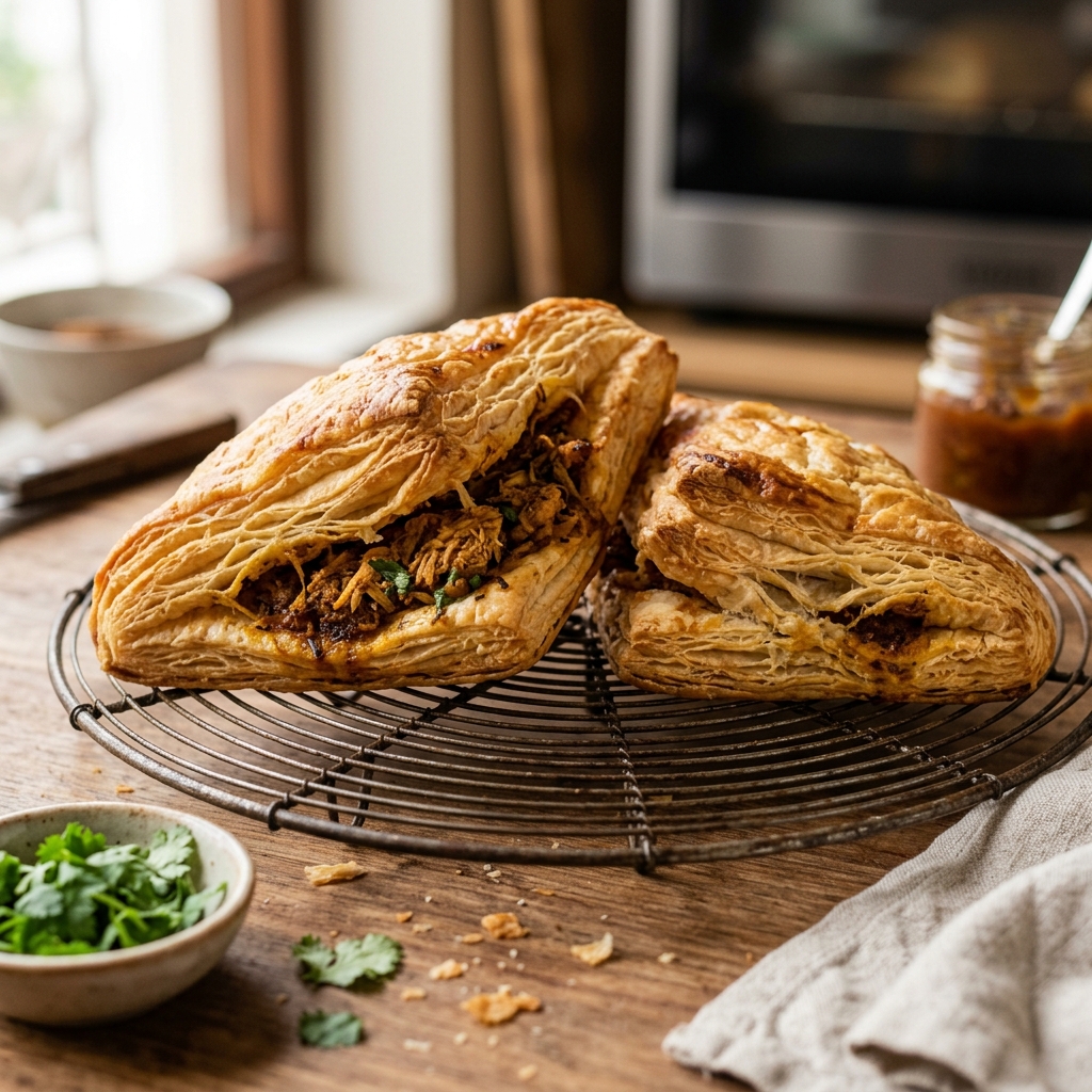 Flaky Chicken Puffs